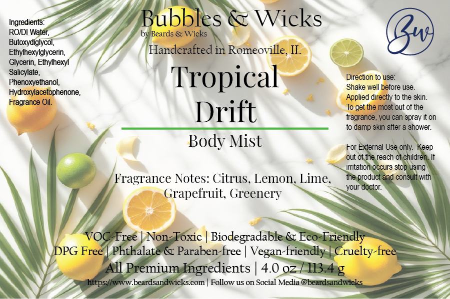 Body Mist - Tropical Drift