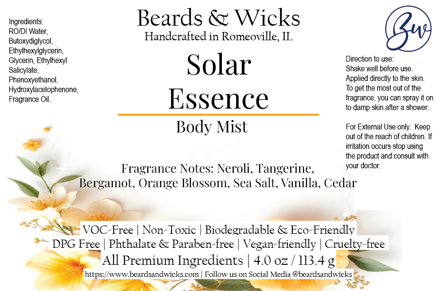 Body Mist - Solar Essence