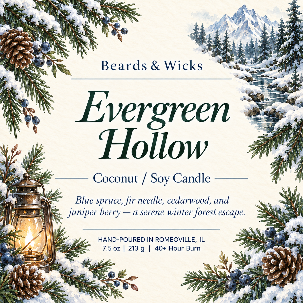 Evergreen Hollow Candle