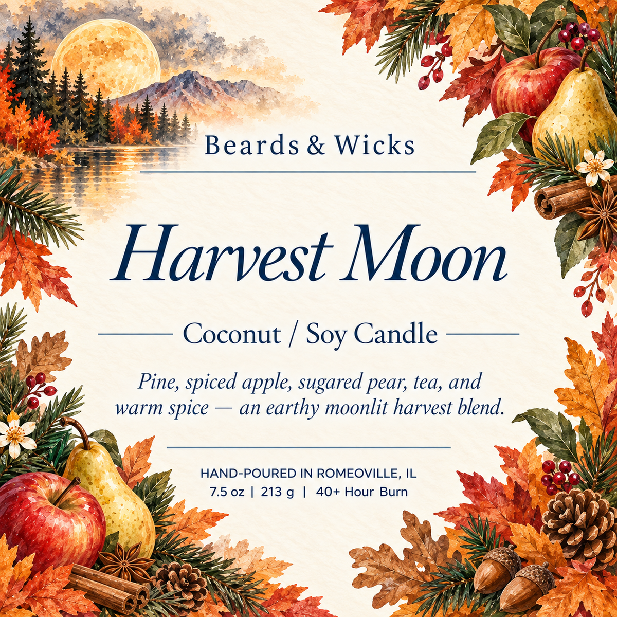 Harvest Moon Candle