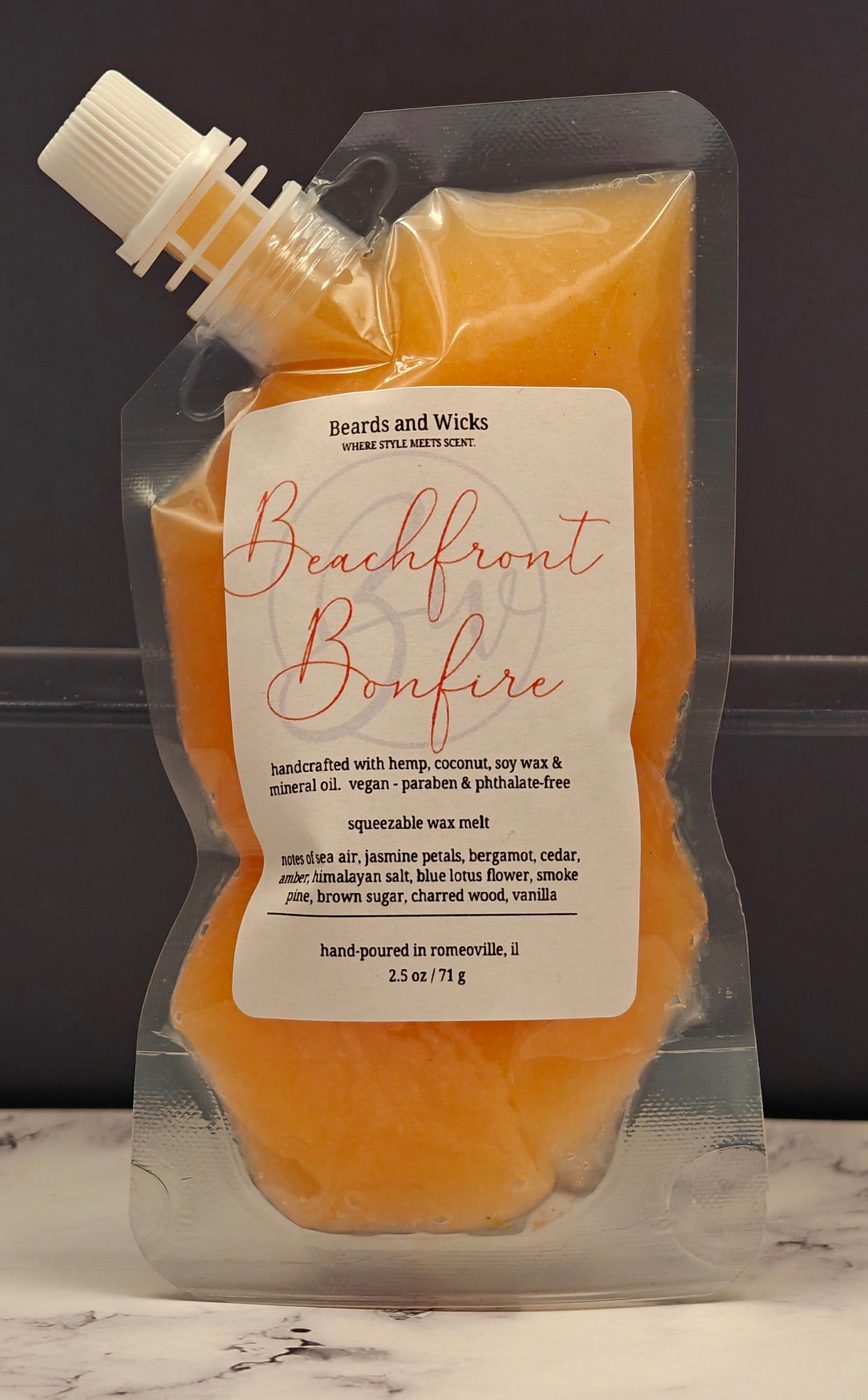 Squeezable Wax Melt - Beachfront Bonfire