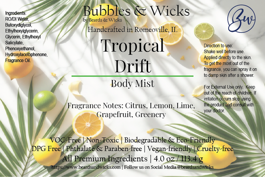 Body Mist - Tropical Drift