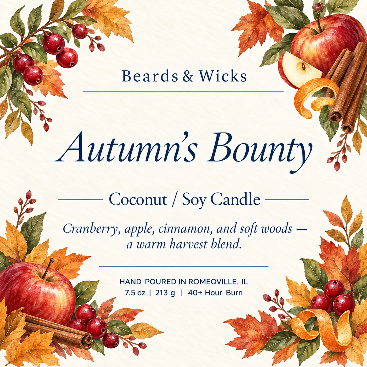 Autumn's Bounty Candle