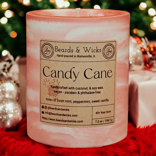 Candle - Candy Cane