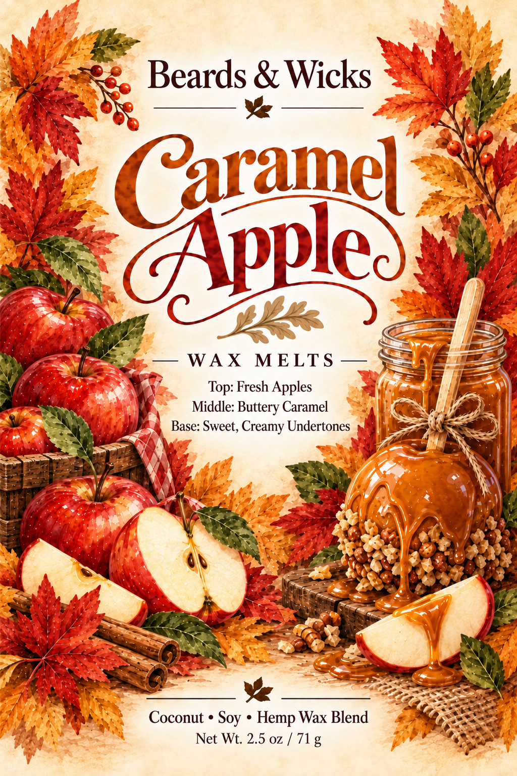 Caramel Apple Wax Melt