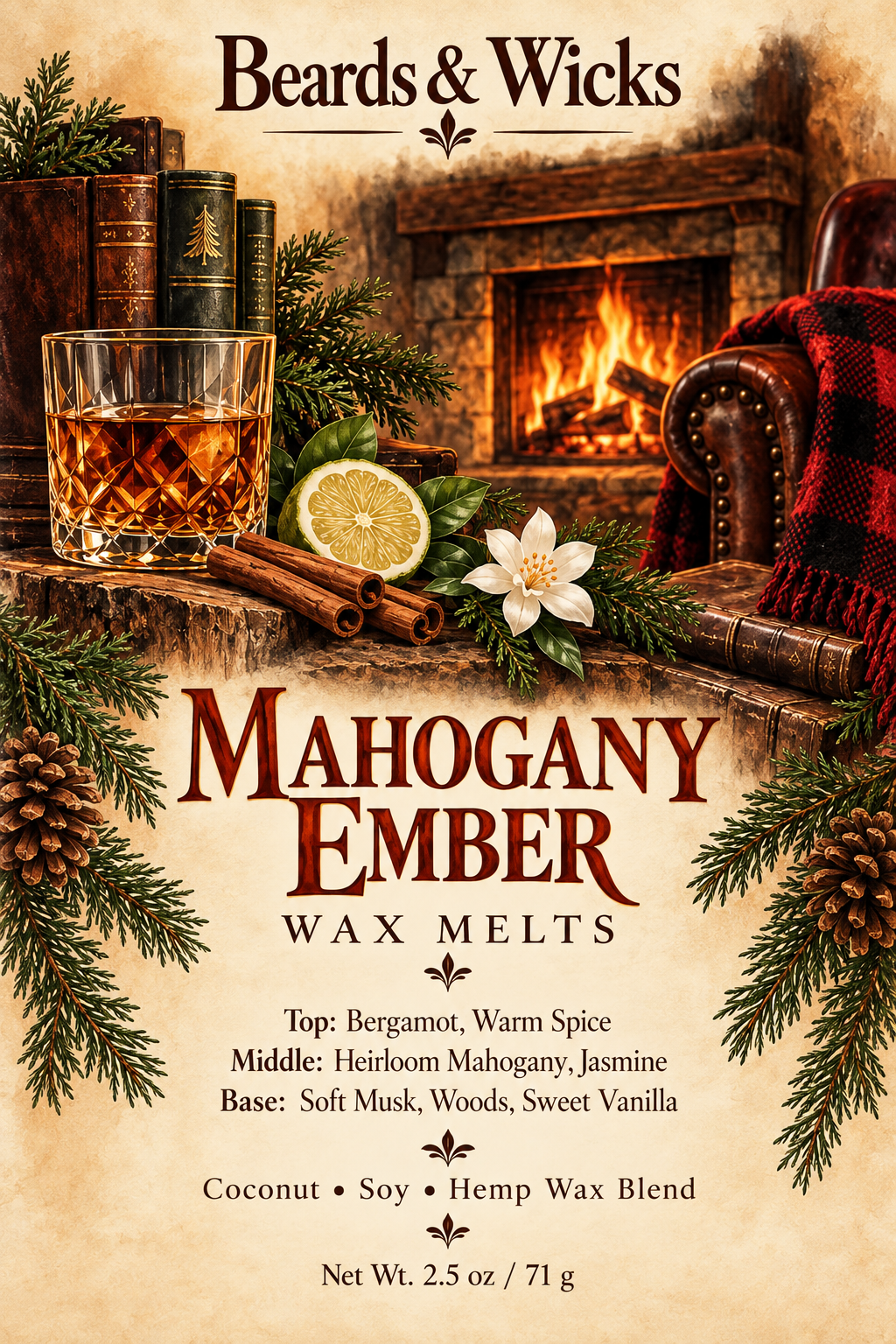 Mahogany Ember Wax Melt