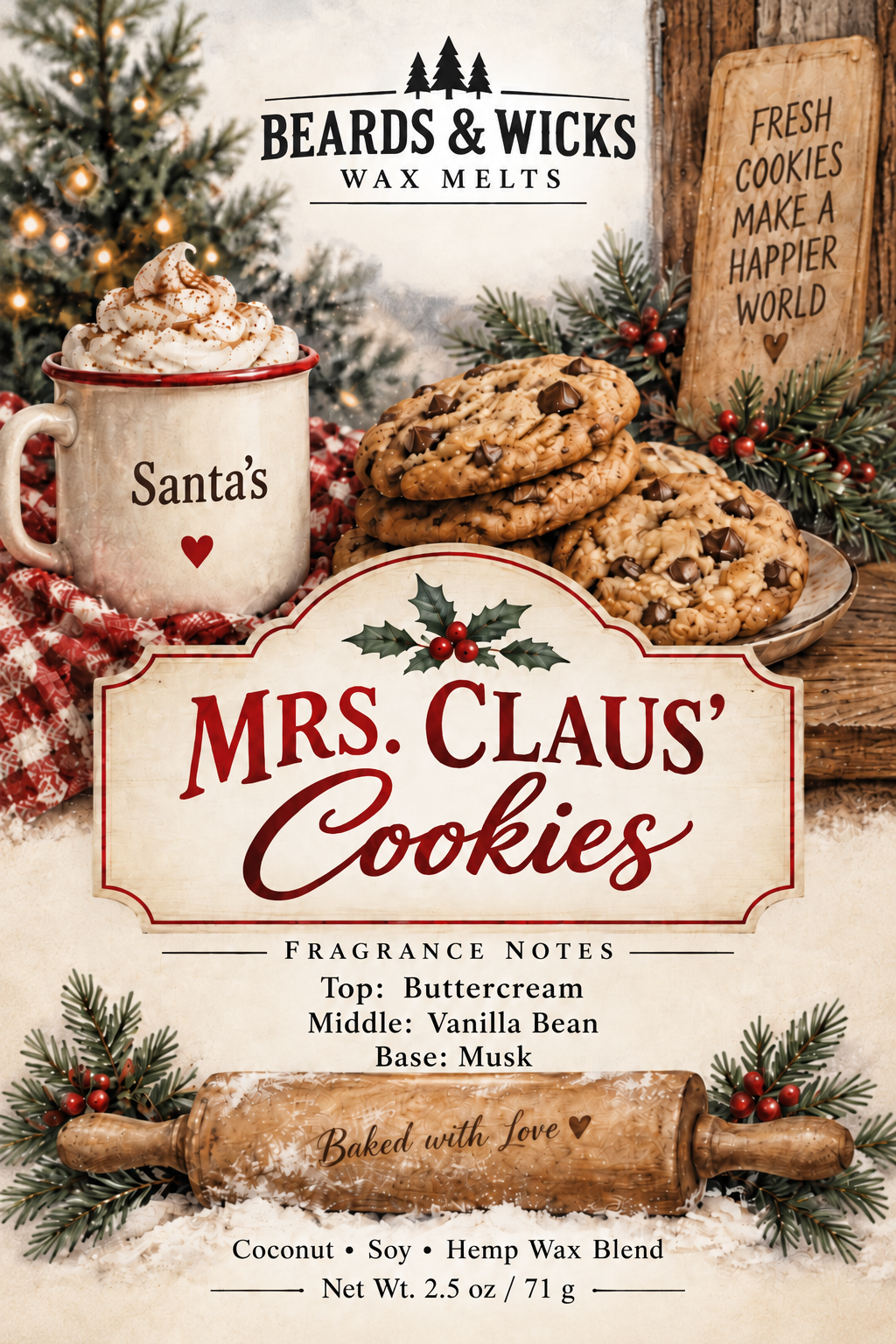 Mrs. Claus' Cookies Wax Melt