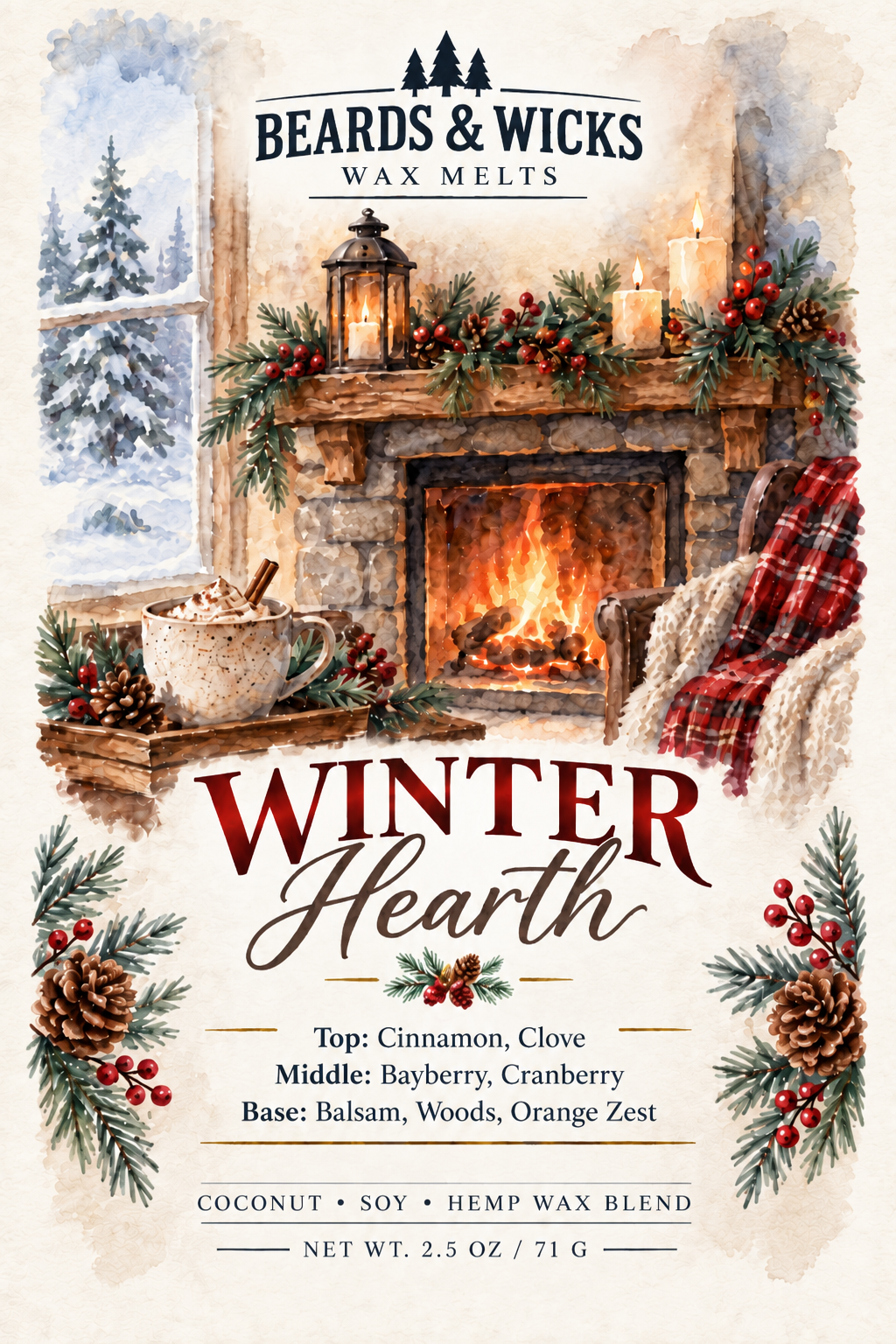 Winter Hearth Wax Melt